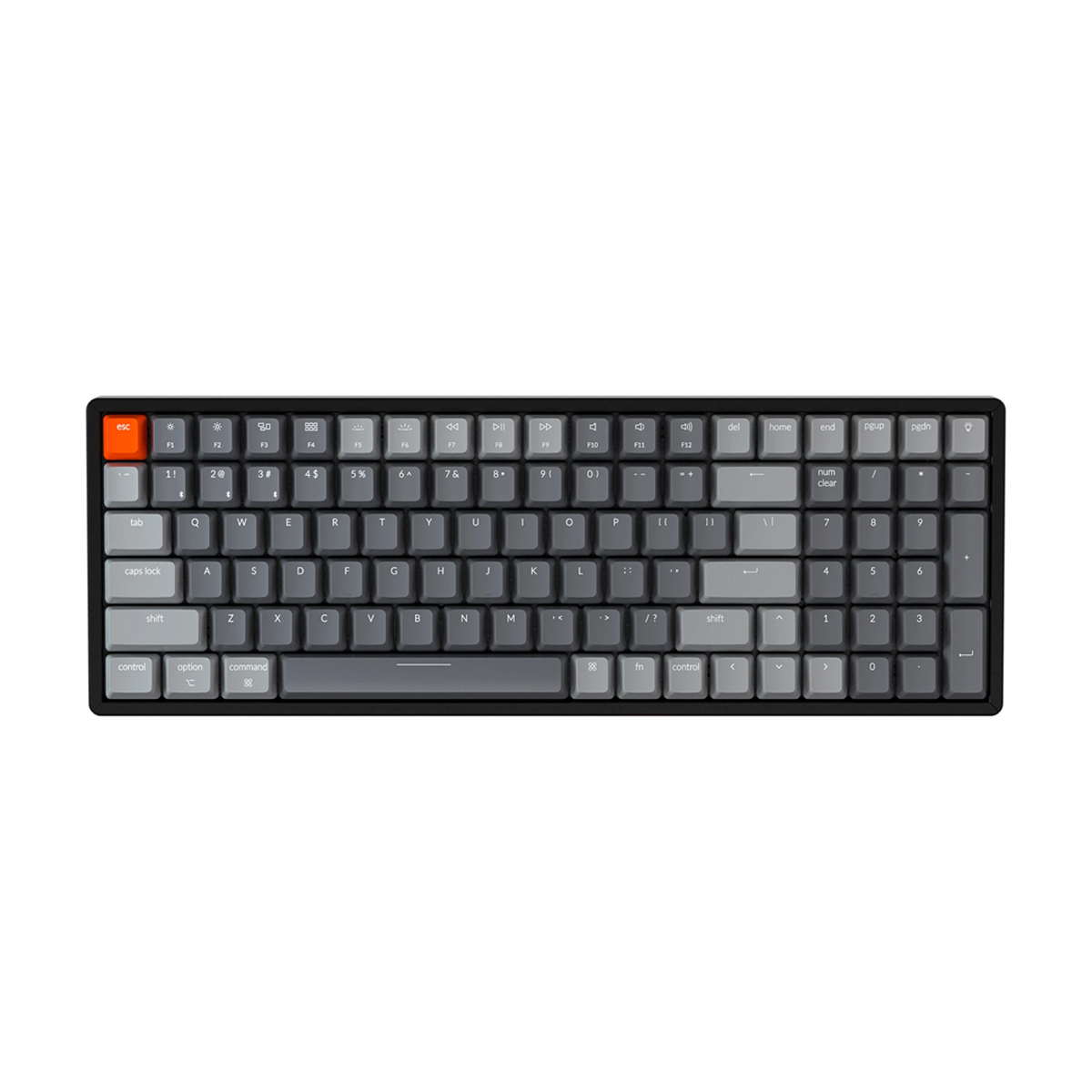 Keychron K4v2 96% 無線機械式鍵盤 (RGB 質感鋁合金底座 熱插拔 Gateron Red 紅軸)