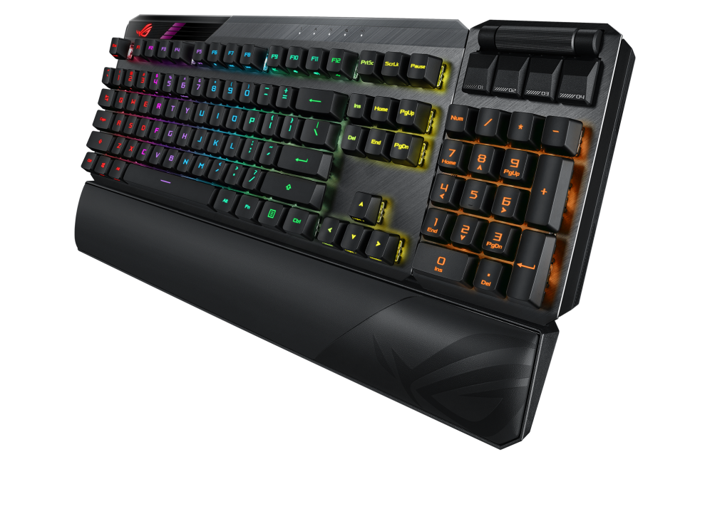 ASUS 華碩 ROG Claymore II RGB 無線機械式遊戲鍵盤 (ROG RX 青軸 英文)