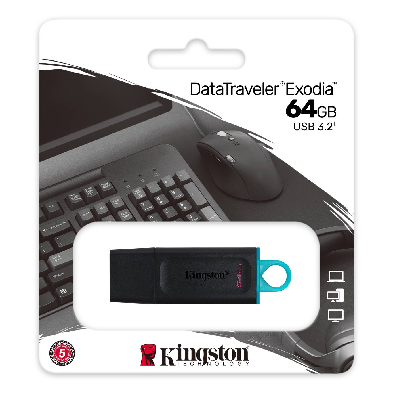 Kingston DataTraveler Exodia USB 隨身碟 - 64GB