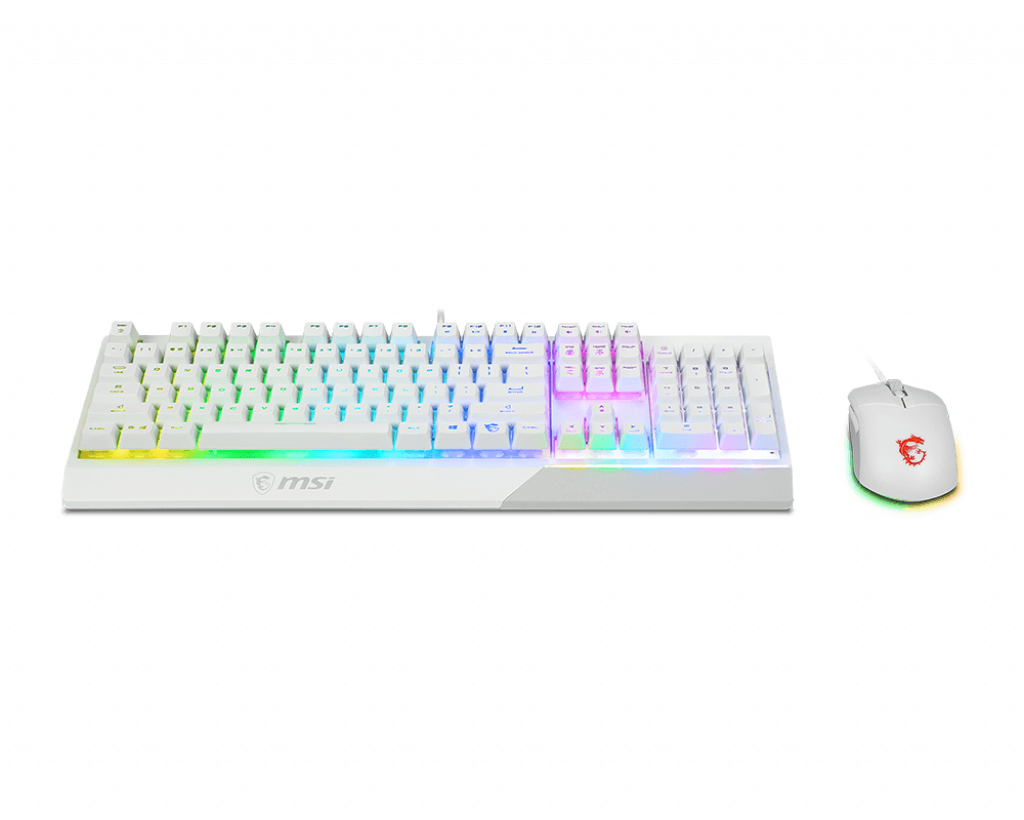 【限時優惠】MSI 微星 VIGOR GK30 COMBO WHITE TC (GM11 + GK30) 白色 電競遊戲鍵鼠組