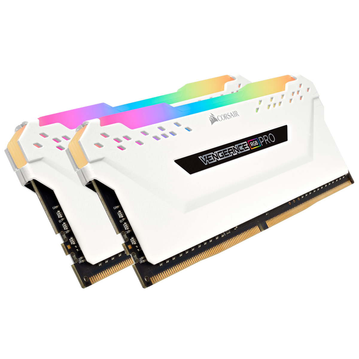 Corsair VENGEANCE RGB PRO 32GB (16GB x2) DDR4 3200MHz White (CMW32GX4M2E3200C16W)-1