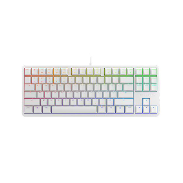 Cherry G80-3000 S TKL 白框 RGB 機械式鍵盤 (黑軸)