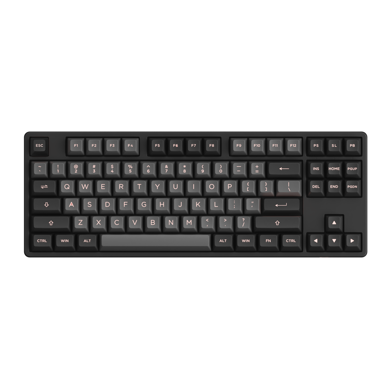Akko 5087S VIA 機械鍵盤- 黑粉色 (奶黃軸)