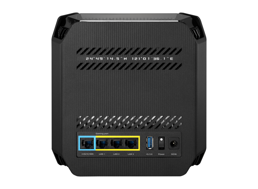 ASUS 華碩 ROG Rapture GT6 三頻 AX10000 WiFi 6 網狀網路多路由系統 － Black 黑色 (兩件裝)