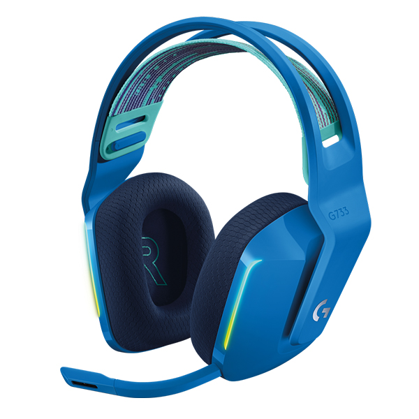 Logitech G733 Lightspeed RGB 無線遊戲耳機 - 寶石藍