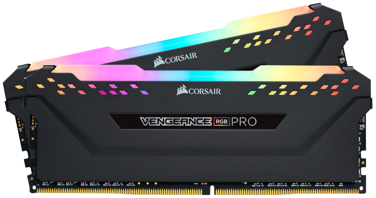Corsair VENGEANCE RGB PRO 32GB (16GB x2) DDR4 3600MHz (CMW32GX4M2D3600C18)